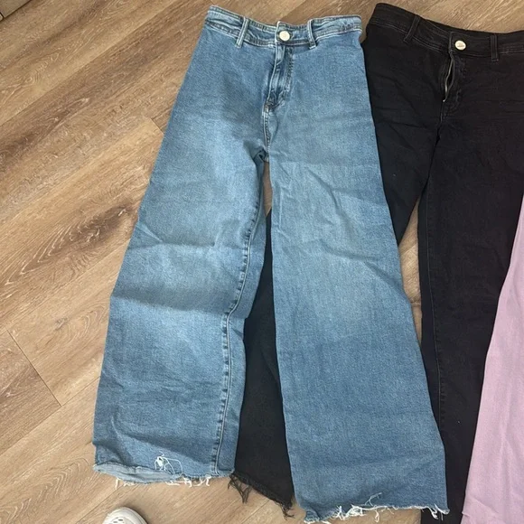 Zara girls high waisted jeans - Picture 2 of 4